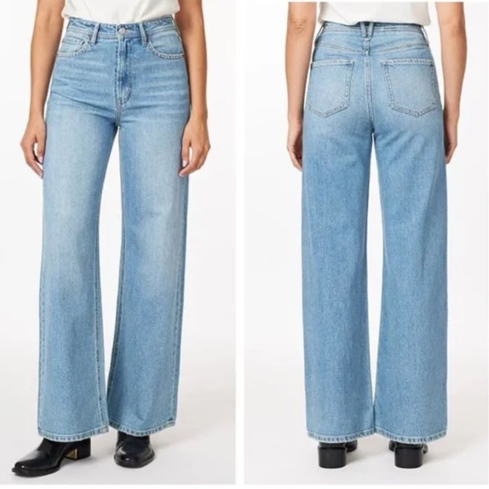 Scotch & Soda The Daze Wide Leg High Rise Jeans Blue Relaxed Size 8 / 29